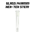 Glass 14/18mm Hex-Tek Stem