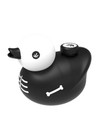 PieceMaker Kwack silicone duck bong water pipe in Halloween design with removable bowl and spill-proof cap